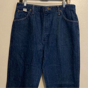 Legendary Gold By Rustler Jeans Mens Size‎ 34/34 Blue Denim Made USA Workwear